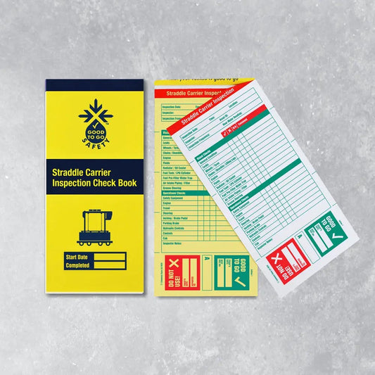 51392 Good To Go Safety Straddle Carrier Check Book - 25 inspections Miscellaneous