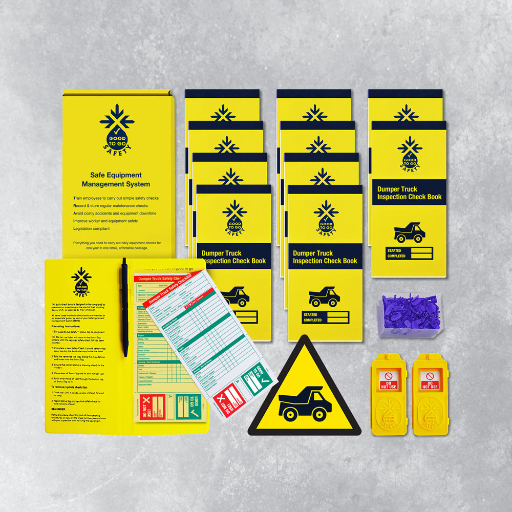 51403 Good To Go Safety Dumper Truck Daily Kit (2 tags, 300 seals, 11 check books & 1 wallet with pen) Miscellaneous