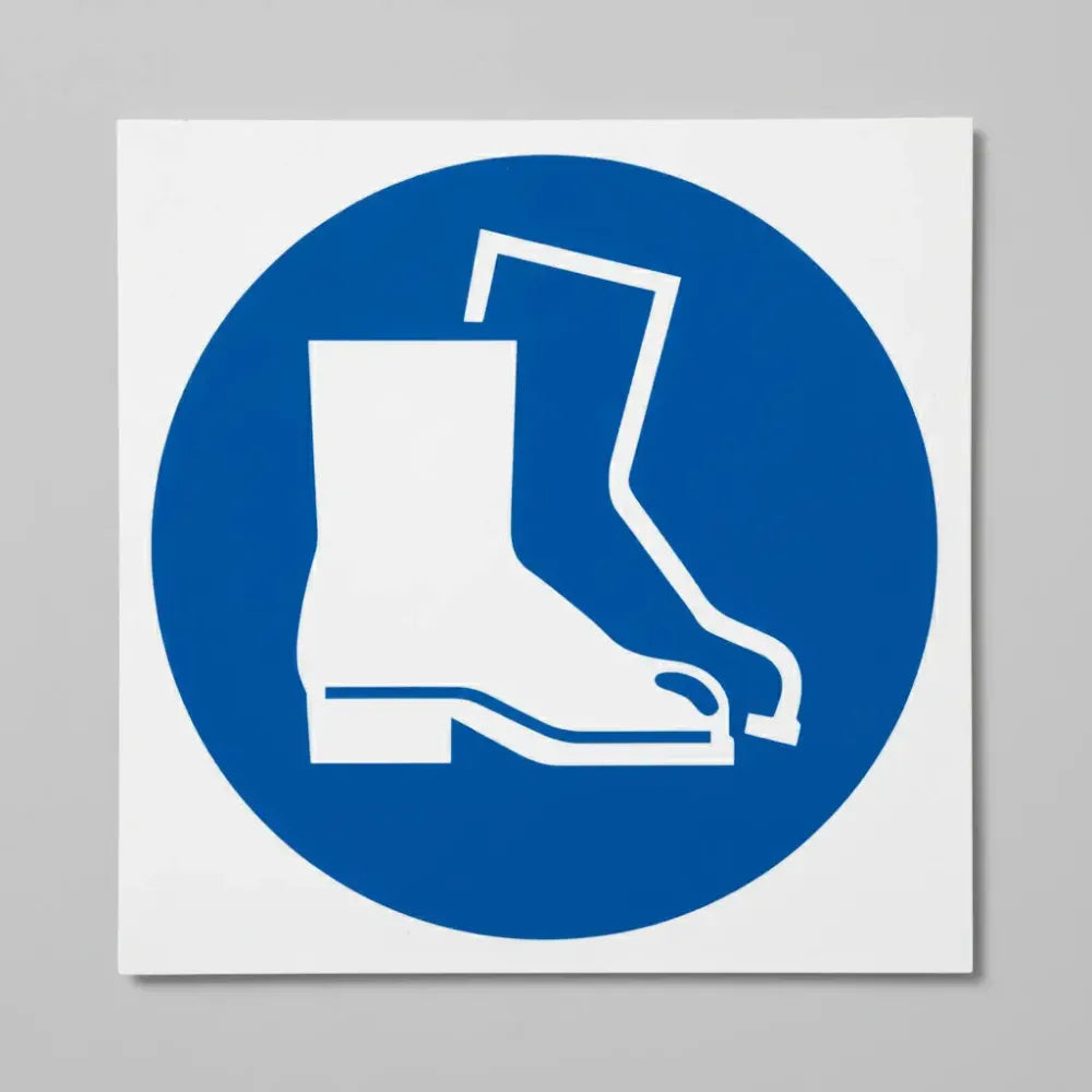 Safety boots symbol