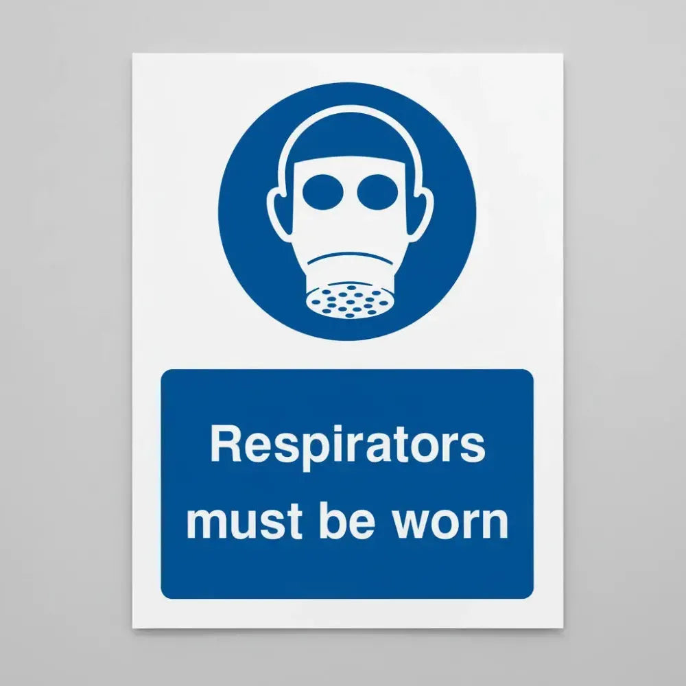 Respirators must be worn