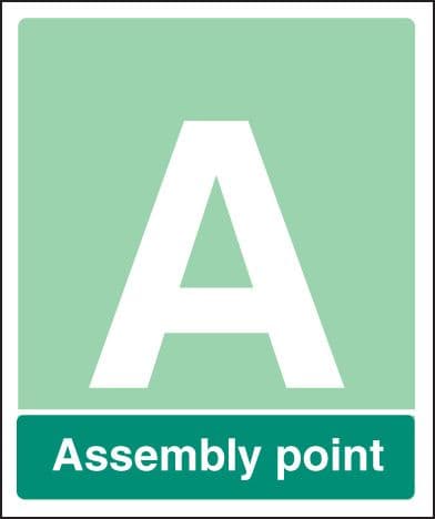 52116 Special Assembly point rigid plastic 450x600mm  (450x600mm) Safety Sign