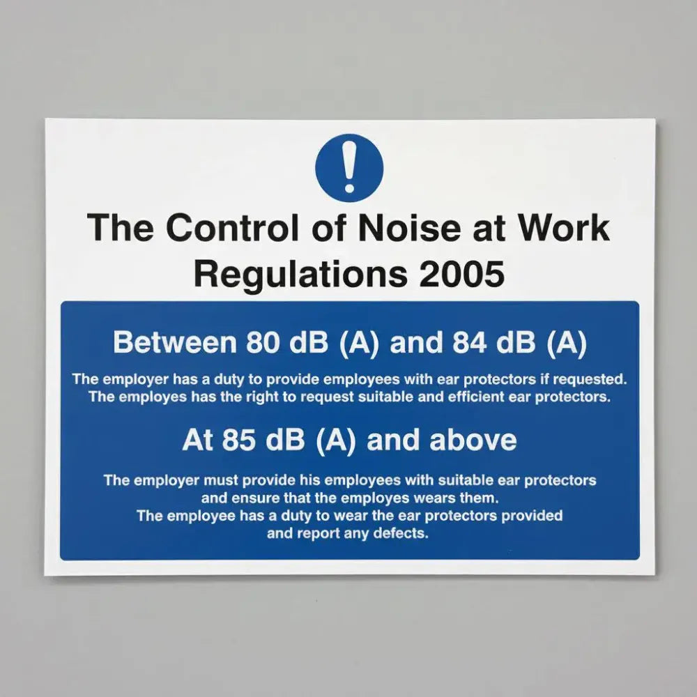 Noise at work regulations