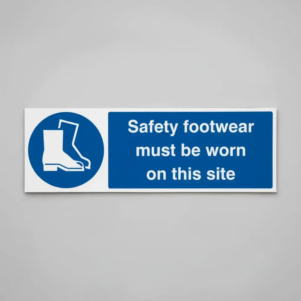 Safety footwear must be worn on this site