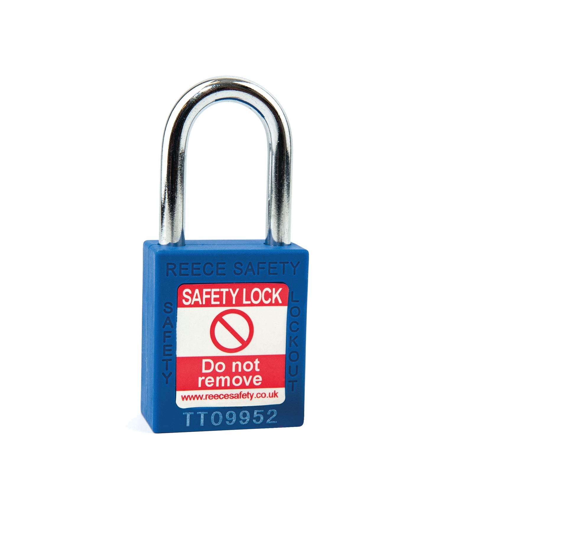 Safety Lockout Padlock, Keyed Different, Blue