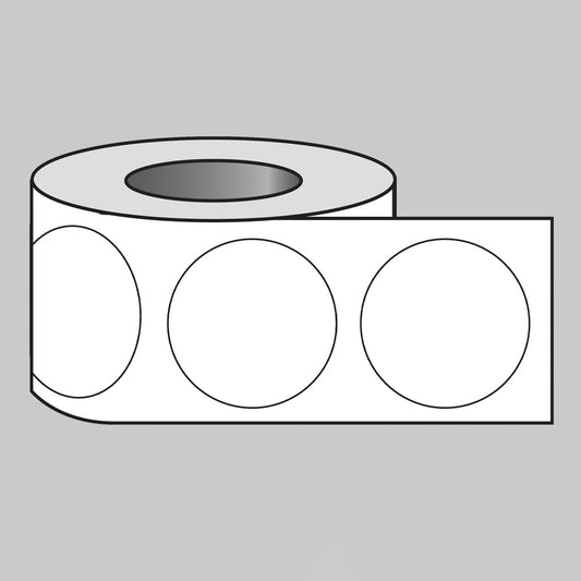 53513 Roll of 100 labels (custom design) 65mm dia Circle Miscellaneous