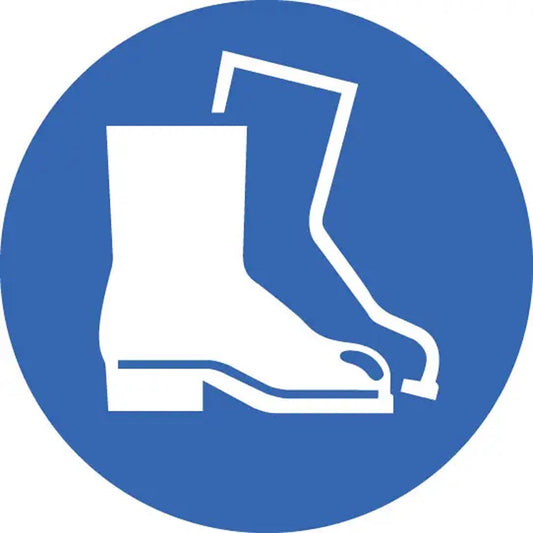 53545 Safety boots floor graphic 400mm dia (external grade) Miscellaneous