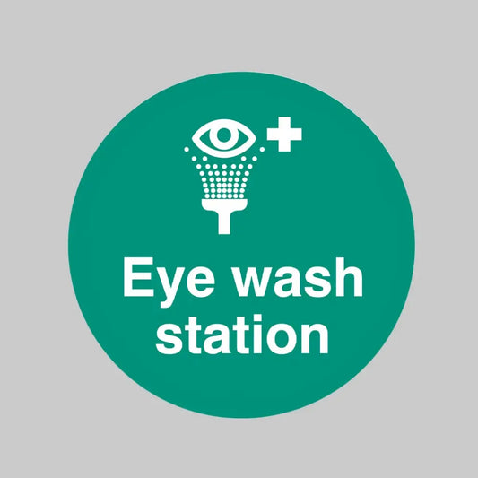 53560 Eye Wash Station floor graphic 400mm dia Miscellaneous