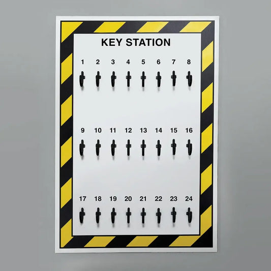 53707 Key Station, 24 Key Hooks 360x540mm 5mm foam PVC board Miscellaneous