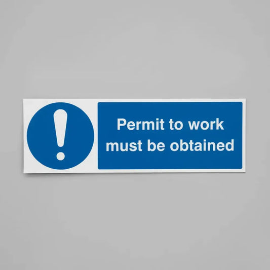 Permit to work must be obtained