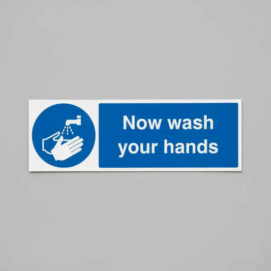 Now wash your hands