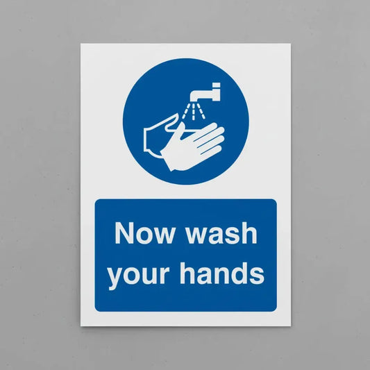 Now wash your hands