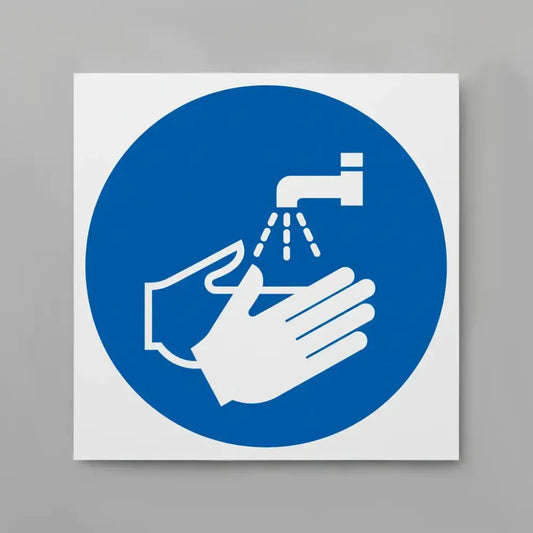 Wash hands symbol