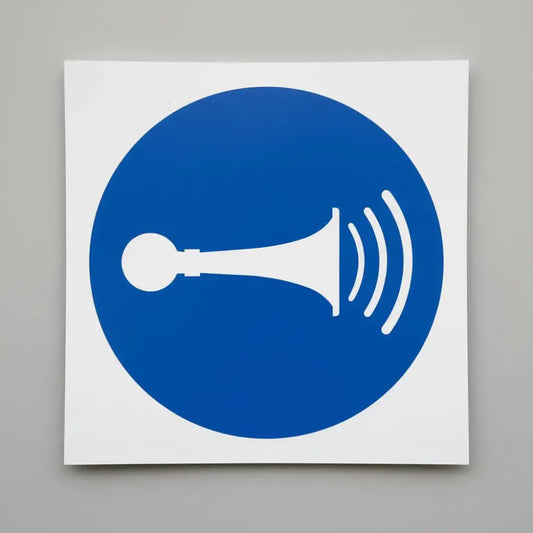 Sound horn symbol