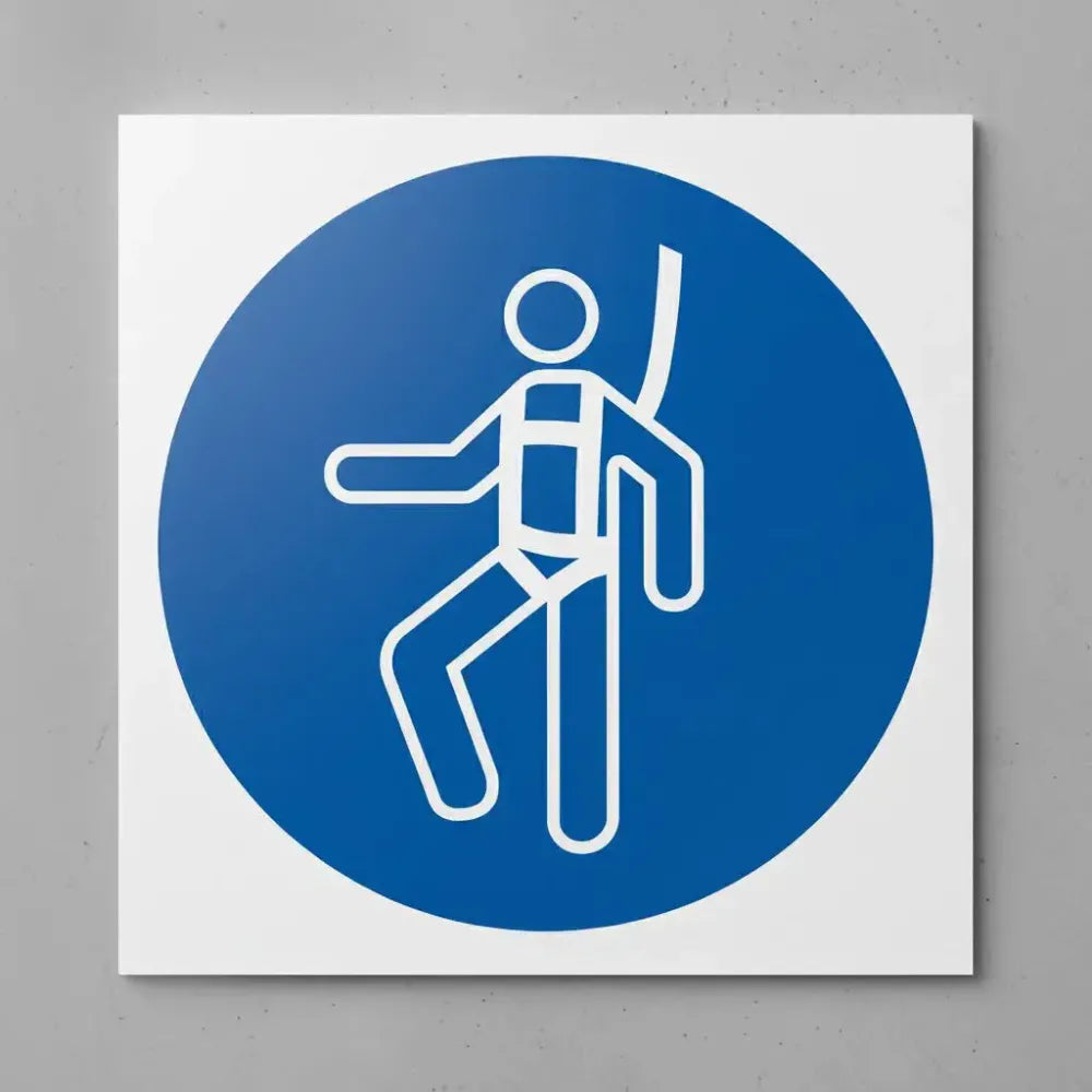 Safety harness symbol