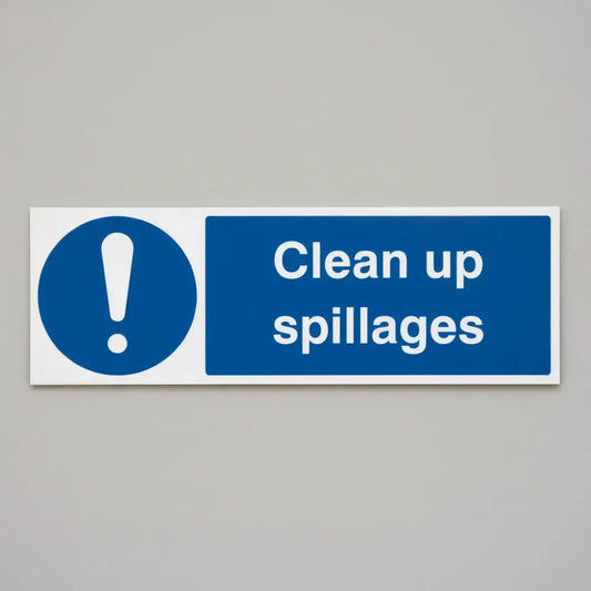 Clean up spillages