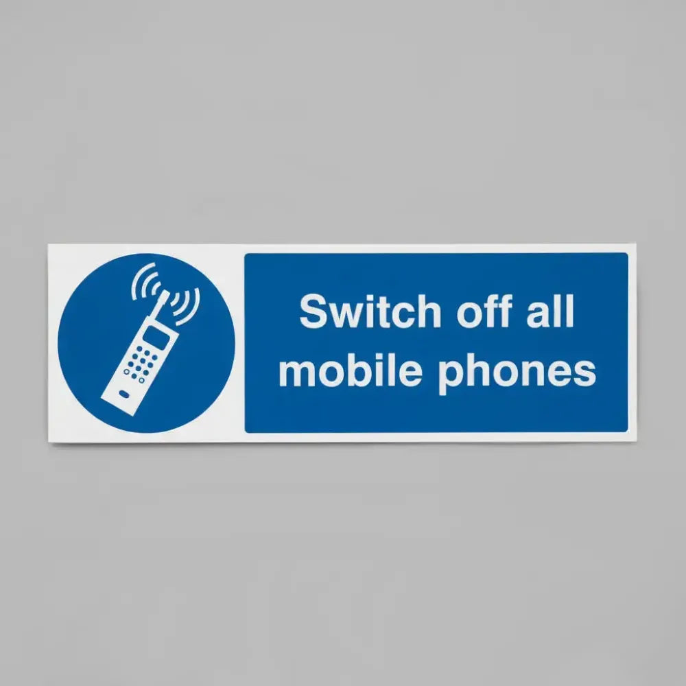 Switch off all mobile phones
