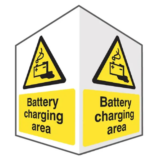 EasiFIX projecting sign 150x200mm face size - battery charging