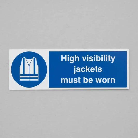 High visibility jackets must be worn