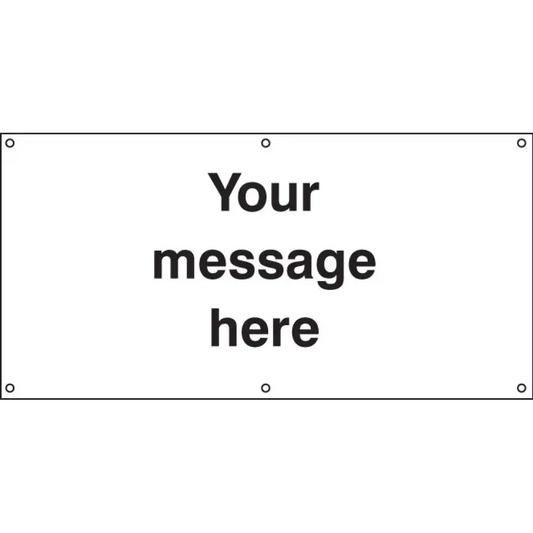 Design your own banner c/w eyelets 1270x1220mm
