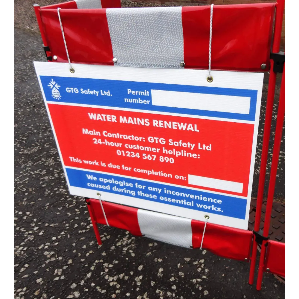 Courtesy Sign with Bungee ties 810x610 Euroflute
