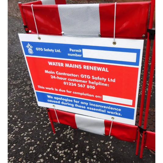 Courtesy Sign with Bungee ties 810x610 Euroflute