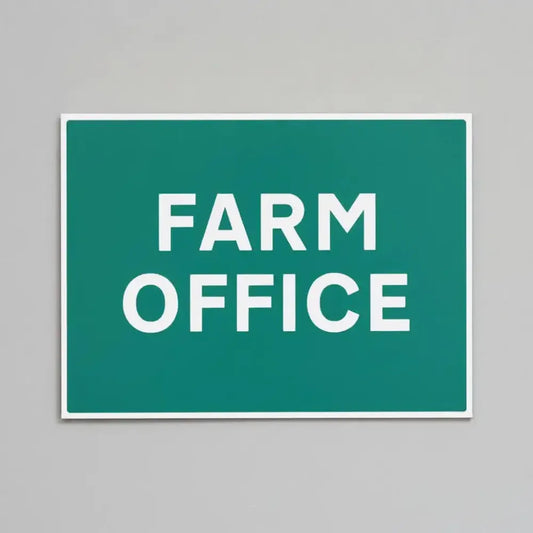 15520Q Farm office Rigid Plastic (600x450mm) Safety Sign
