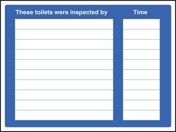 55436 These toilets were inspected at adapt-a-sign 215x310mm  (310x215mm) Safety Sign