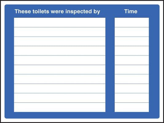 55436 These toilets were inspected at adapt-a-sign 215x310mm  (310x215mm) Safety Sign