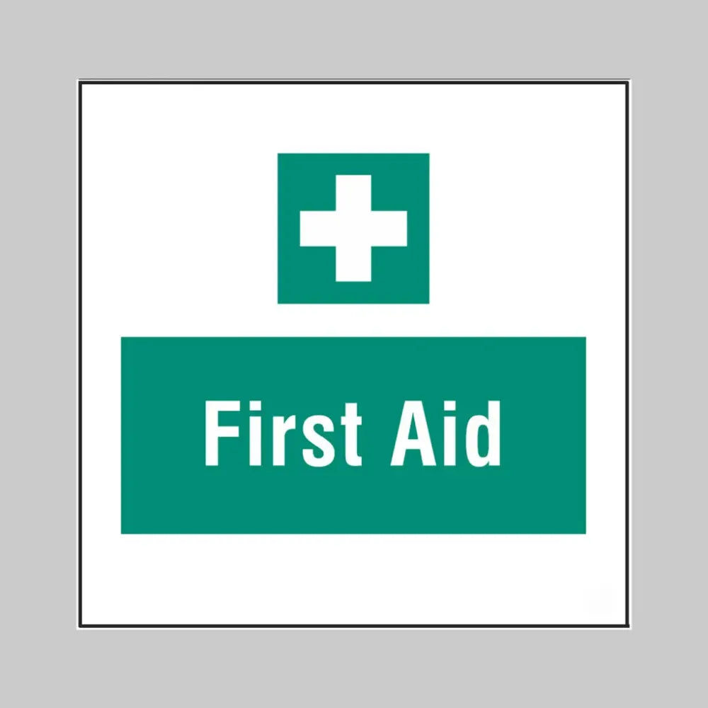First aid, builder signs 400x400mm