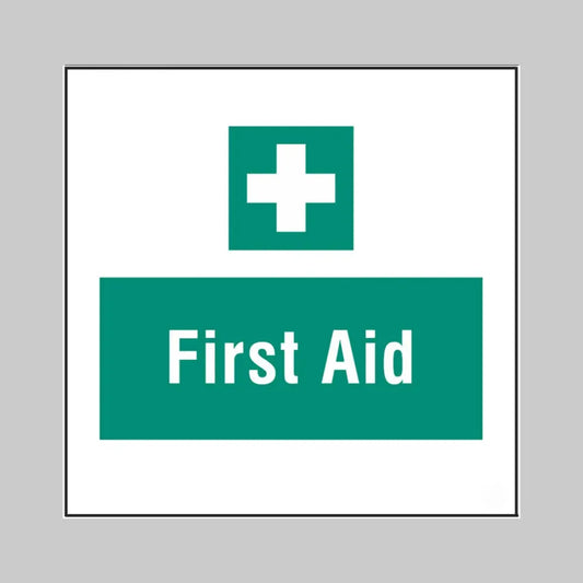 First aid, builder signs 400x400mm