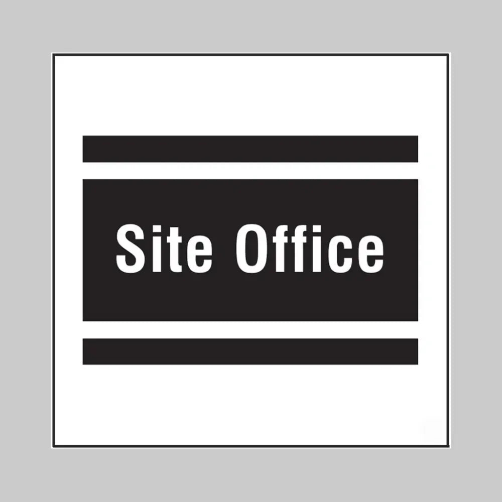 Site office, builder signs 400x400mm