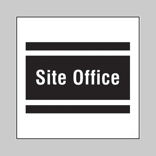 Site office, builder signs 400x400mm