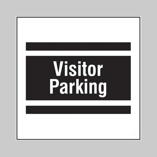 Visitor parking, builder signs 400x400mm
