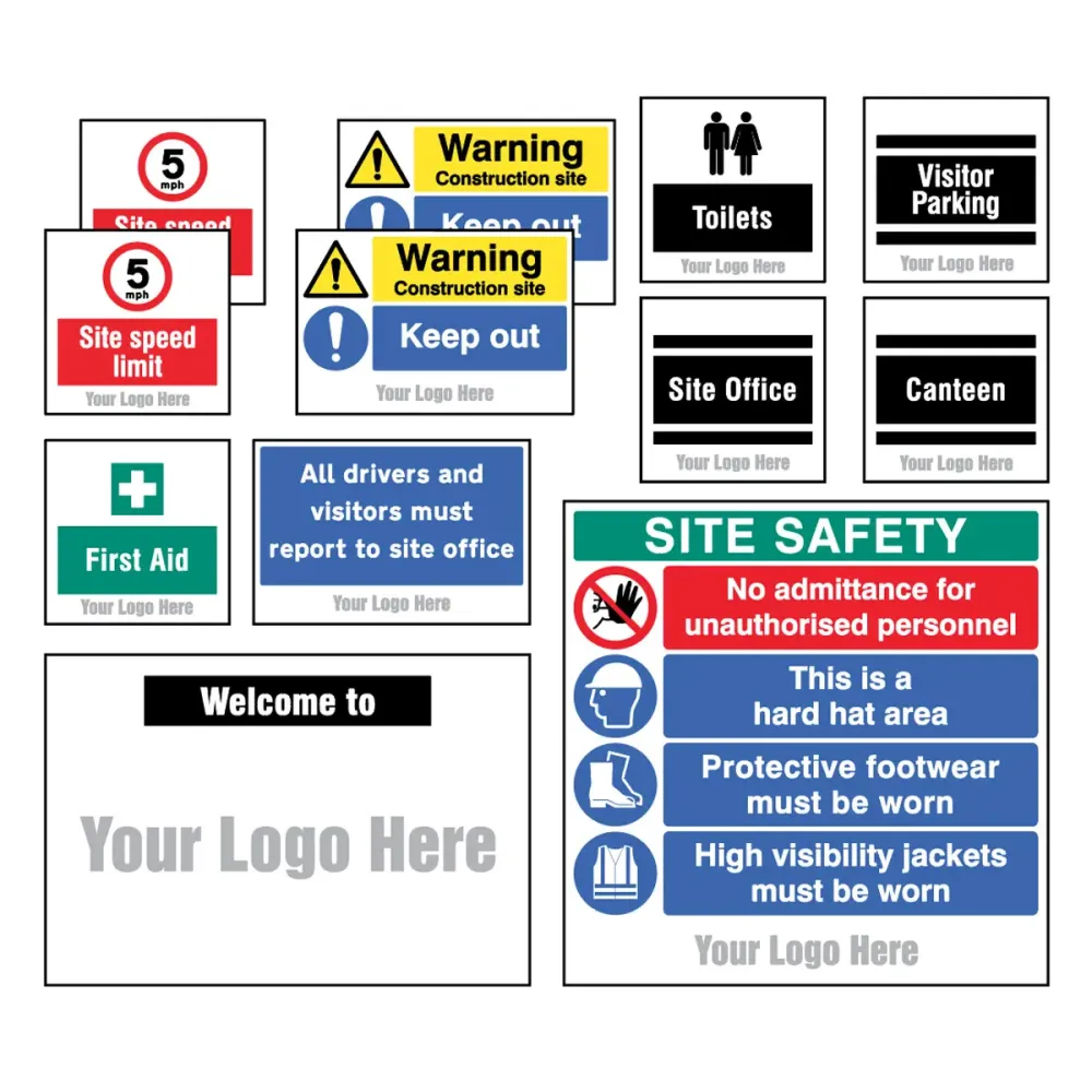 55820 Site Saver Construction Kit (Pack of 12) with optional branding - CHECK IF REQUIRED Miscellaneous