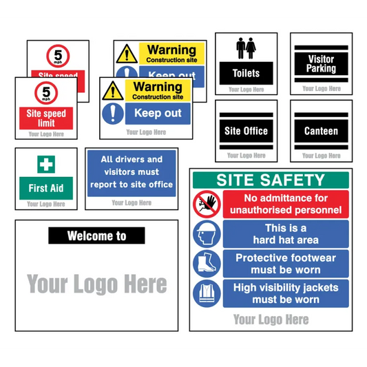 55820 Site Saver Construction Kit (Pack of 12) with optional branding - CHECK IF REQUIRED Miscellaneous