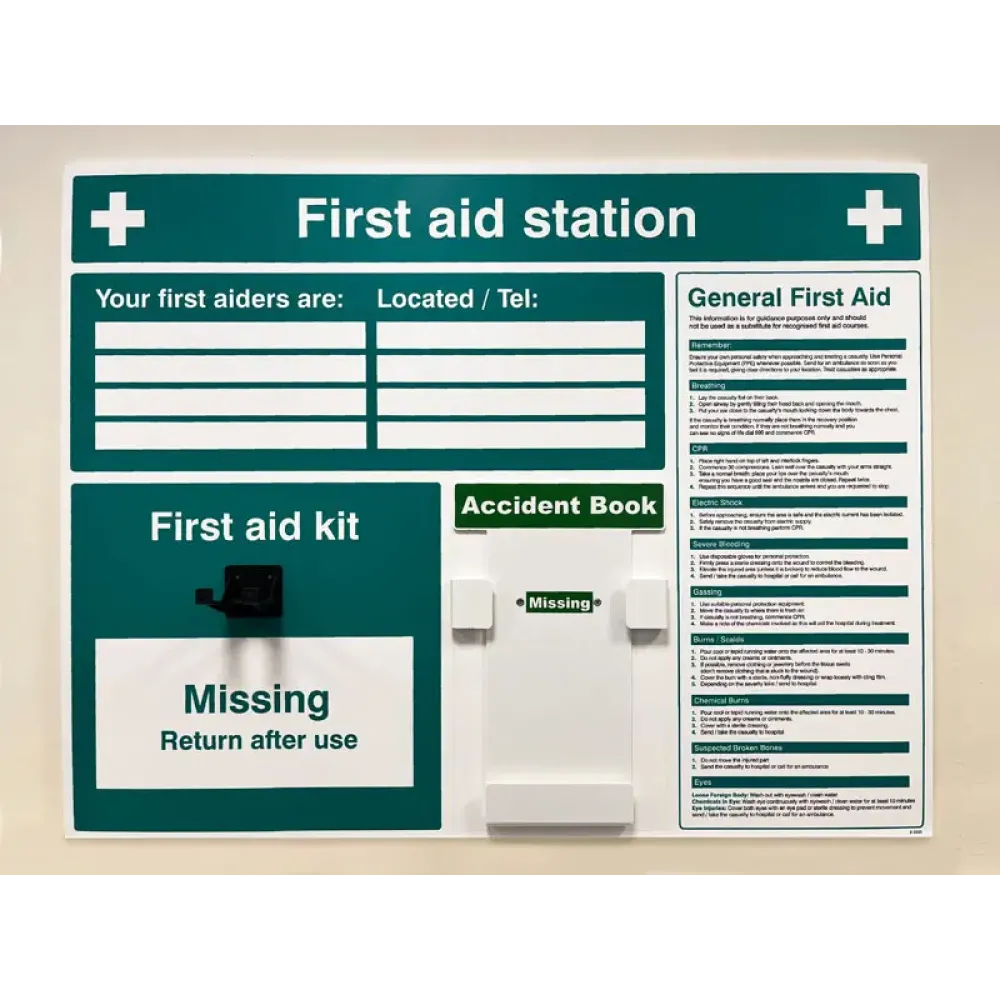 55935 First Aid Station 900x700mm (10mm foam board) Miscellaneous