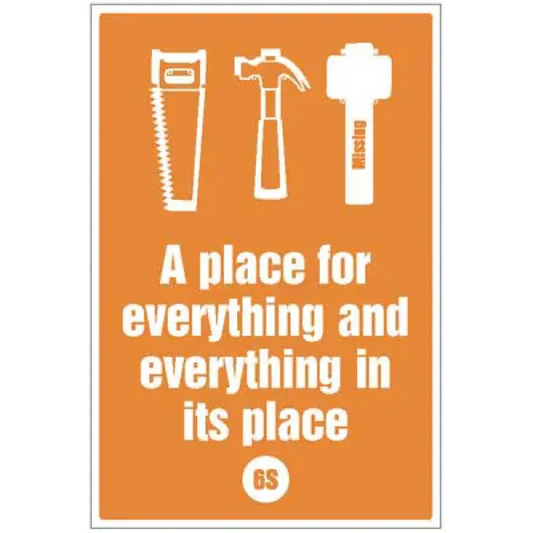 A place for everything and everything in its place - 6S Poster - 400x600mm rigid plastic