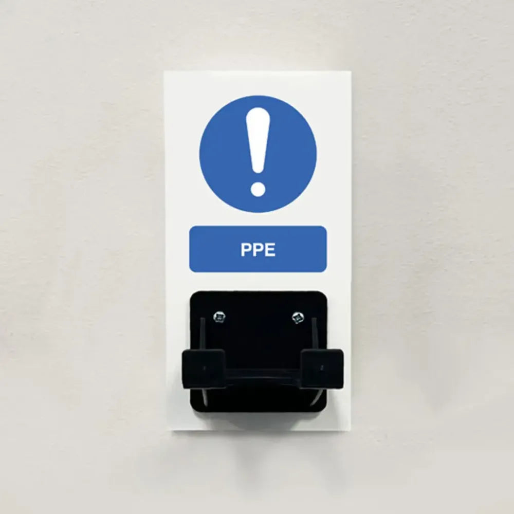 55977 PPE Station - PPE - Single Hook on 80x160mm 10mm foam pvc Miscellaneous