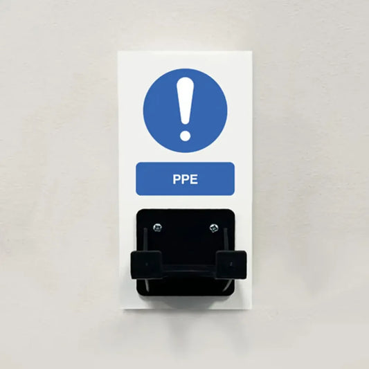 55977 PPE Station - PPE - Single Hook on 80x160mm 10mm foam pvc Miscellaneous