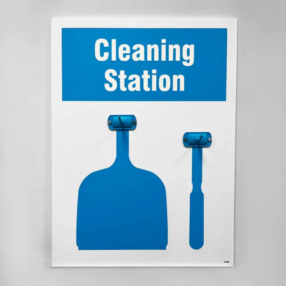 55985 Cleaning Station Shadow Board - 2 piece 440x600mm 10mm foam pvc Miscellaneous