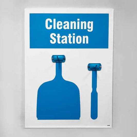 55985 Cleaning Station Shadow Board - 2 piece 440x600mm 10mm foam pvc Miscellaneous
