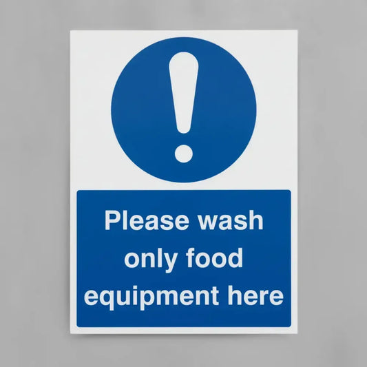 Wash only food equipment