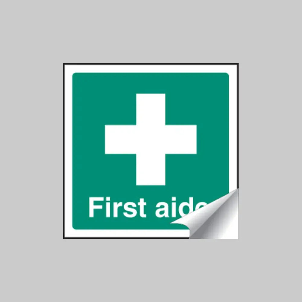 First aider sticker 50x50mm