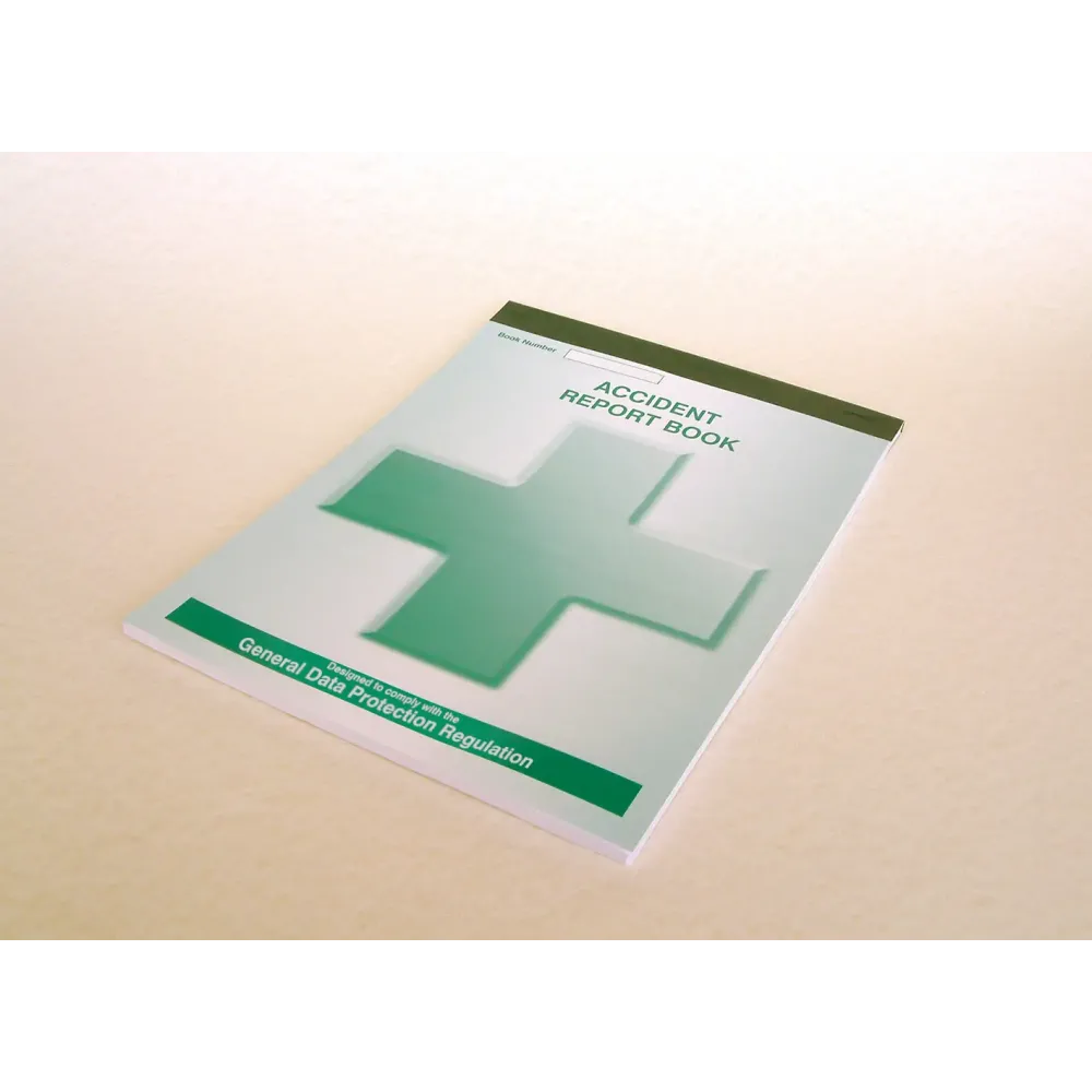Accident report book log (50 individual records)