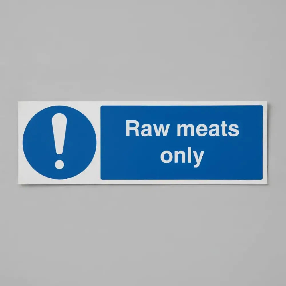 Raw meats only