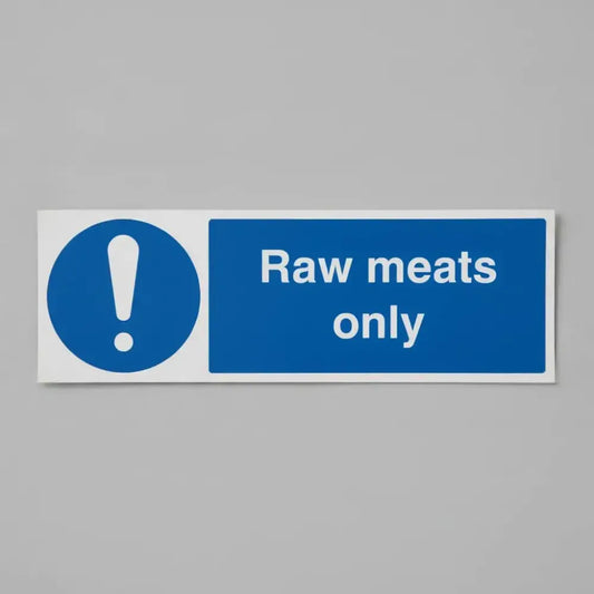 Raw meats only