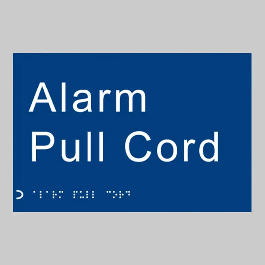Braille - Alarm pull cord 225 x 150mm
