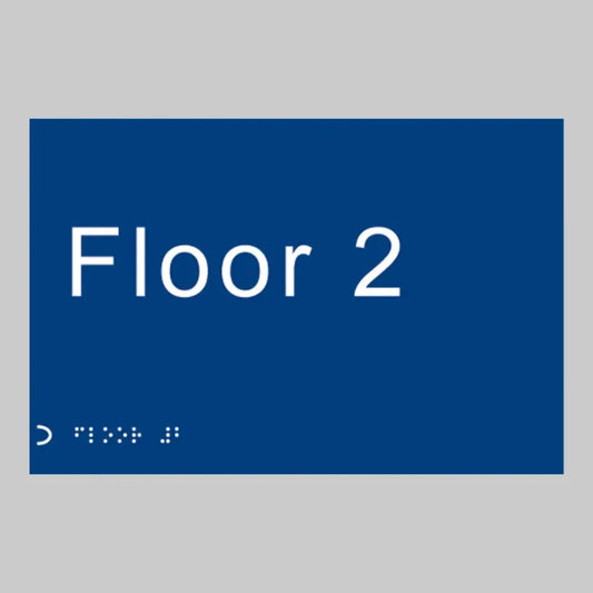 Braille - Floor 2 225 x 150mm
