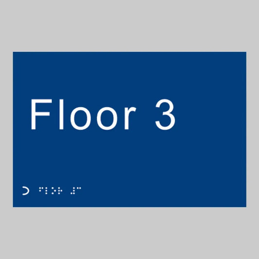 Braille - Floor 3 225 x 150mm