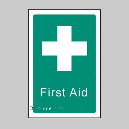 Braille - First aid 150x 225mm
